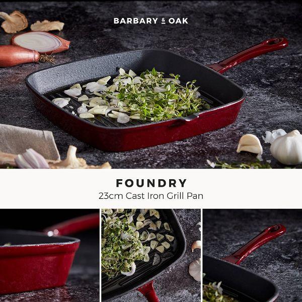 Barbary & Oak 23cm Grill Pan