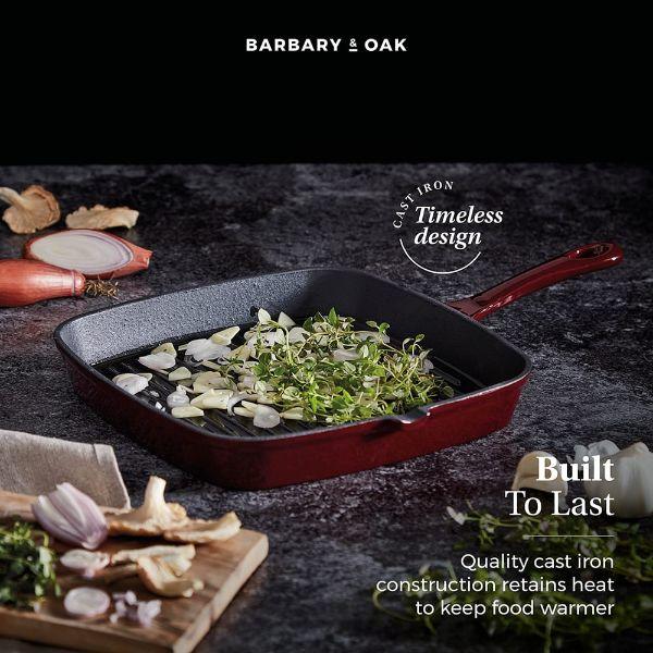 Barbary & Oak 23cm Grill Pan