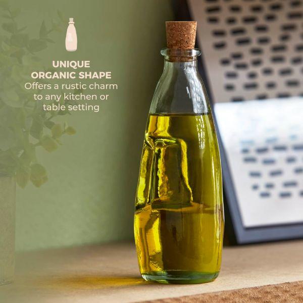 Barbary & Oak Recycled Glass Oil Bottle