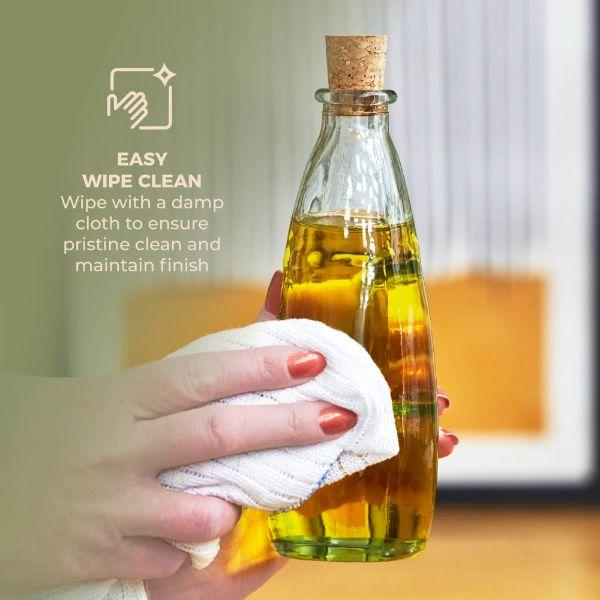 Barbary & Oak Recycled Glass Oil Bottle