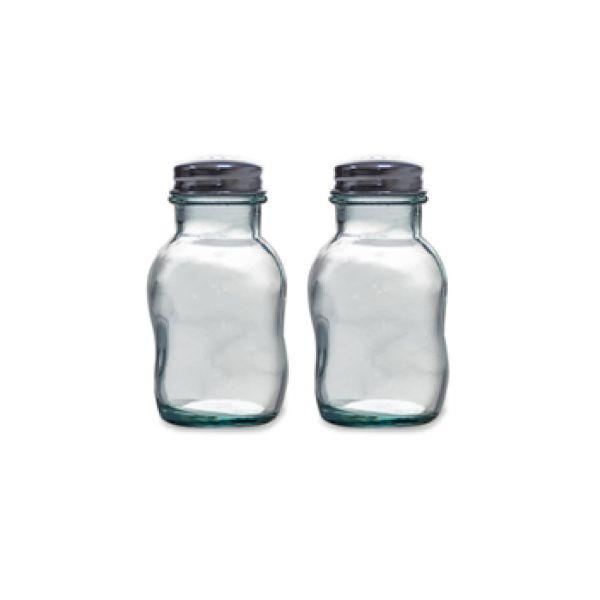 Barbary & Oak Recycled Glass Salt & Pepper Shaker Set