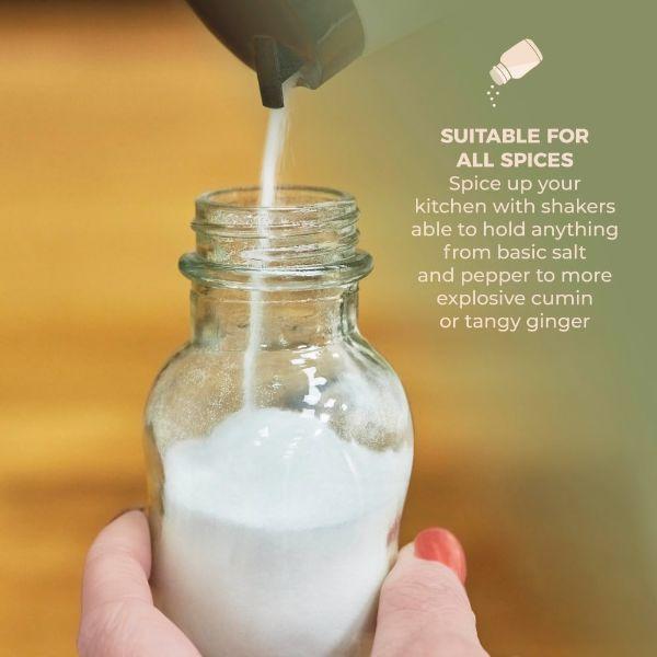 Barbary & Oak Recycled Glass Salt & Pepper Shaker Set