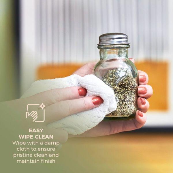 Barbary & Oak Recycled Glass Salt & Pepper Shaker Set