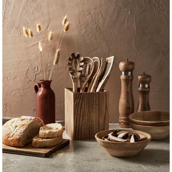 Barbary & Oak Hoxton 5 Piece Utensil Set with Holder