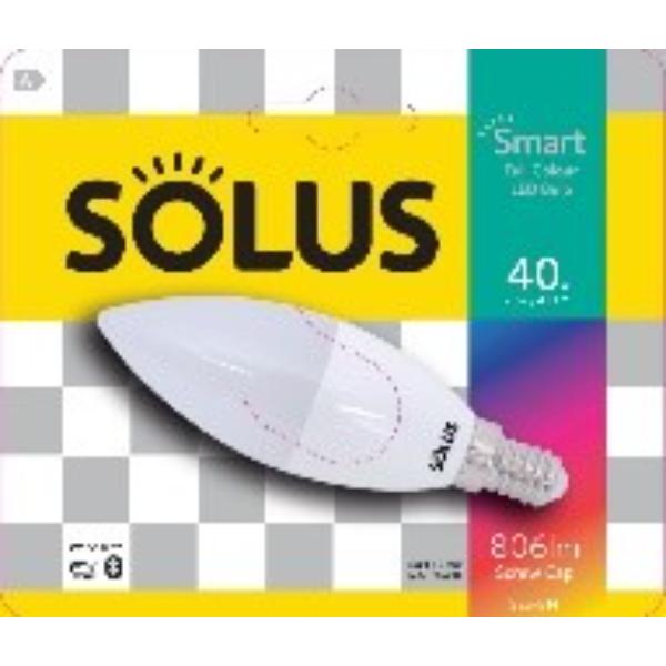 Solus Smart Candle 40W = 4.9W SES WIFI+BLE DIM+CCT+RGB