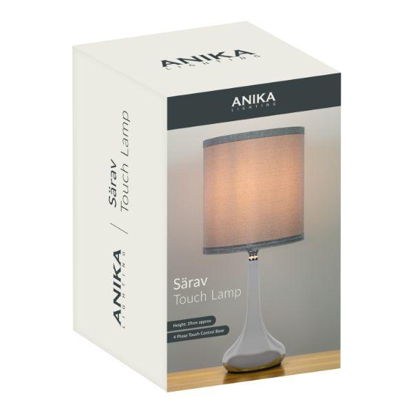 Sarav Chrome Touch Lamp