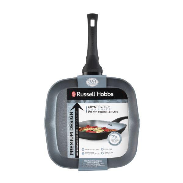 Russell Hobbs 28Cm Crystaltech Tall Griddle