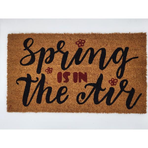 Printed Coir Mat 40cm x 70cm - SPRING IS IN THE AIR