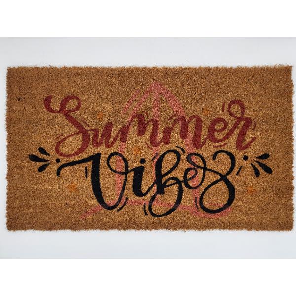 Printed Coir Mat 40cm x 70cm - SUMMER VIBES
