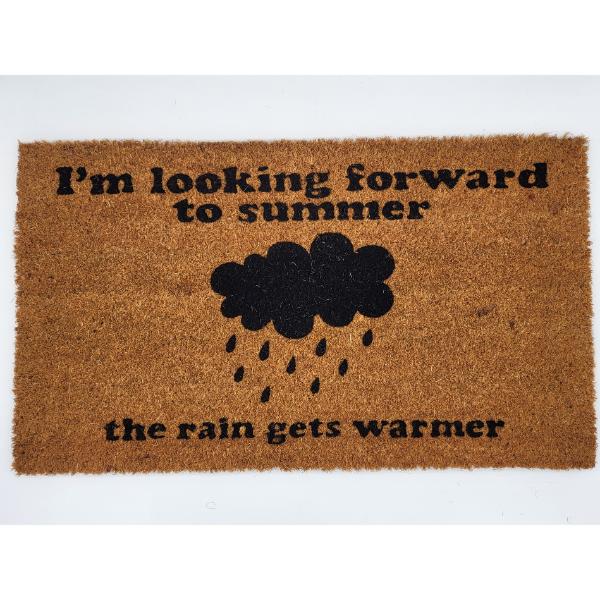 Printed Coir Mat 40cm x 70cm - LOOKING FORWARD