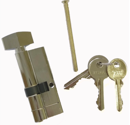 Tessi "Snap Safe" E/P Cyl Thumb Turn 45/45 Chrome