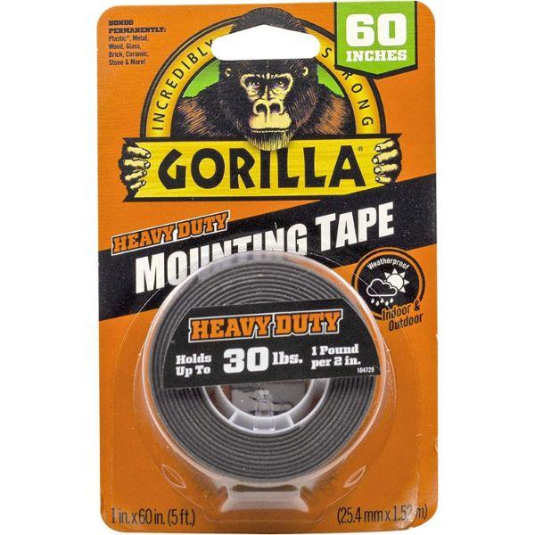 Gorilla Heavy Duty Mounting Tape 1.5m Black