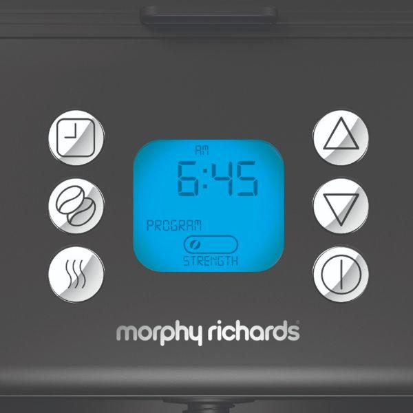 Morphy Richards Black 1.8L Pour Over 12 Cup Coffee Maker