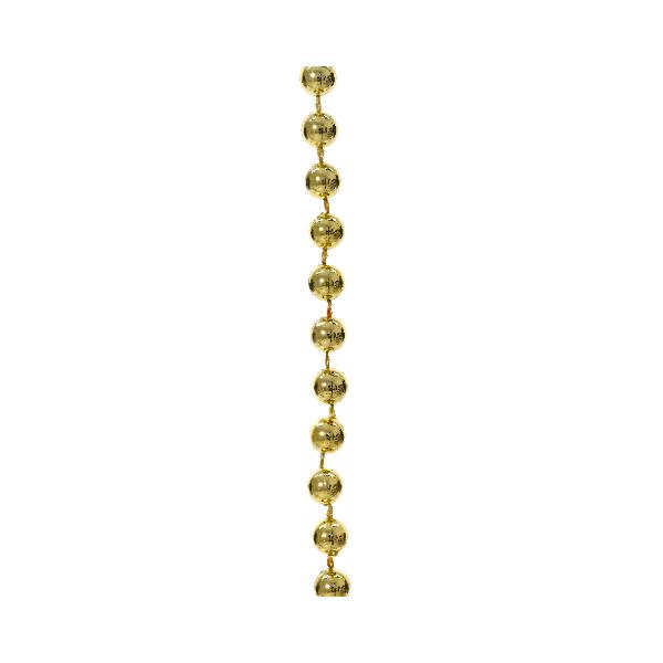 Christmas Bead Garland Gold
