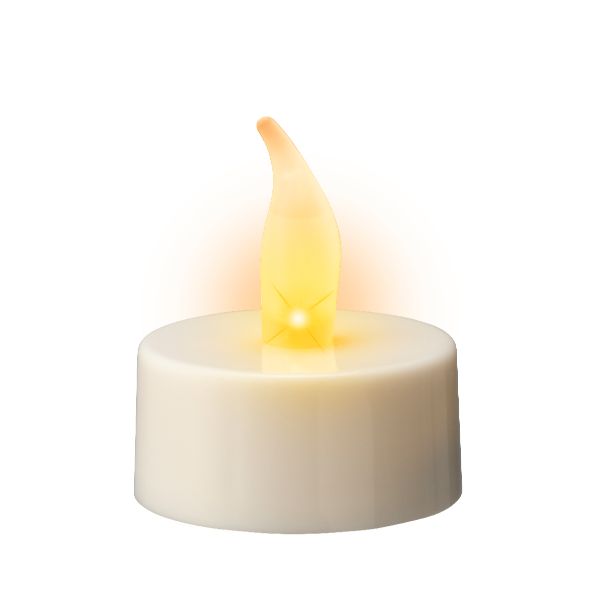 Tealight LED White 12pk