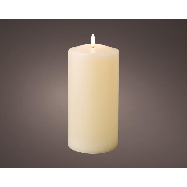 Wick Church Warm White LED Candle