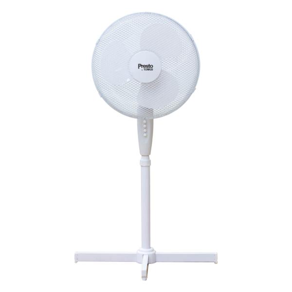 Tower Presto 16" Pedestal Fan White