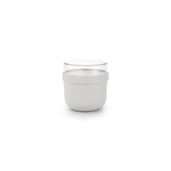 Make & Take Breakfast Bowl, 0.5L, Plastic - Light Grey