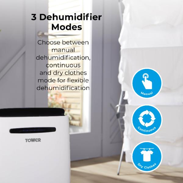 Tower T674004 20L Dehumidifier