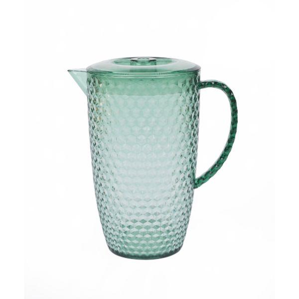 Cambridge Fete Diamond Jug - Green