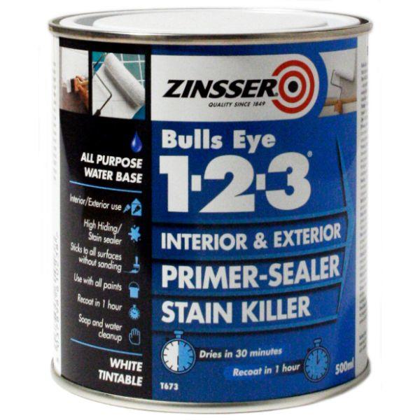 Zinsser Bulls Eye 1-2-3 Primer Sealer 500ml