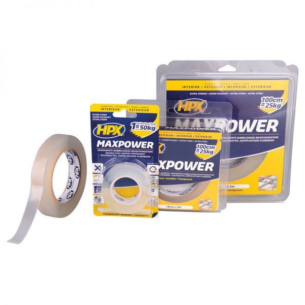 Max Power Transparent mounting tape - 19mm x 5m