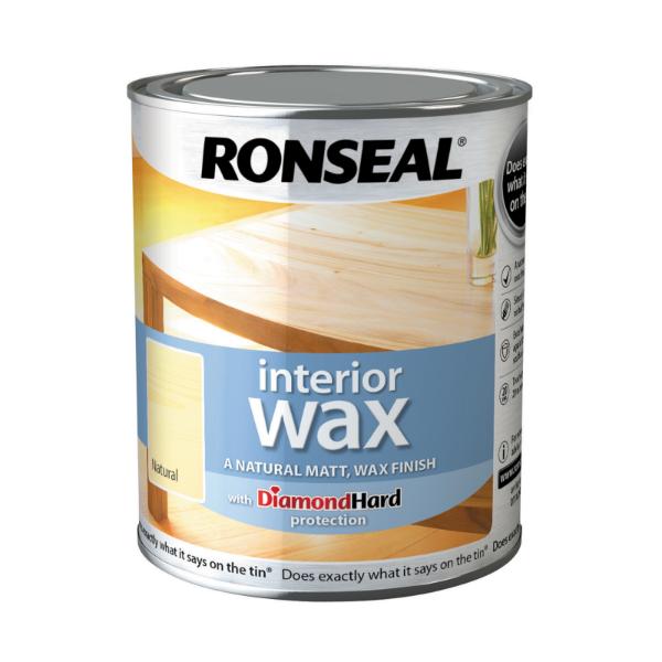 Ronseal Wax Natural 750Ml