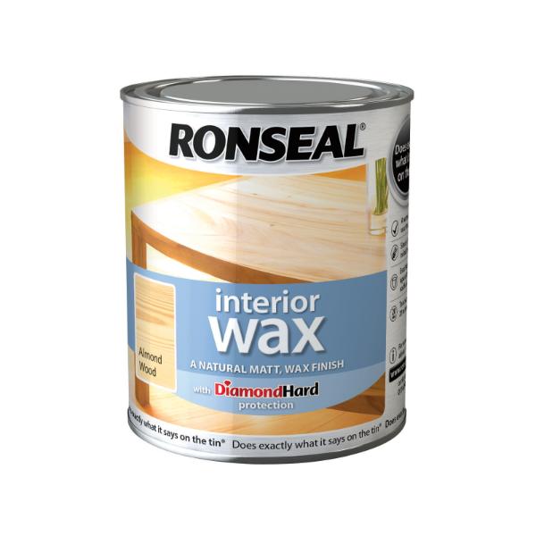 Ronseal Wax Almond Wood 750Ml