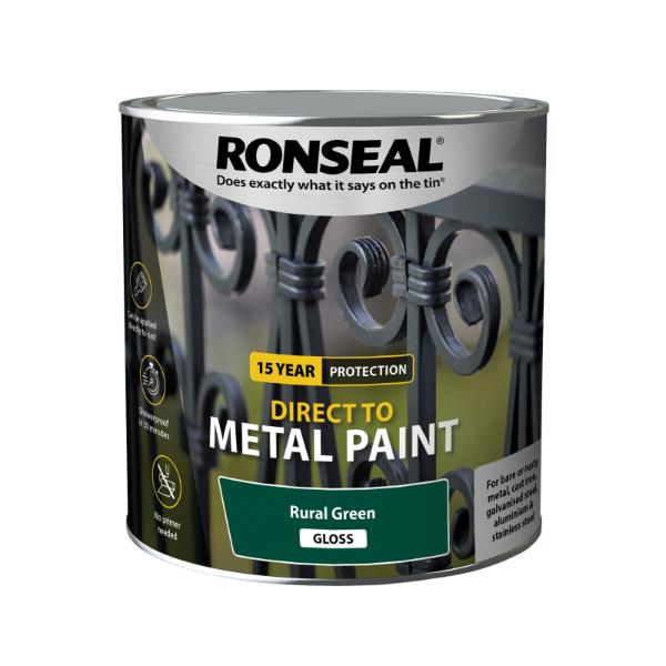 Ronseal Direct To Metal Rural Green Gloss 2.5L