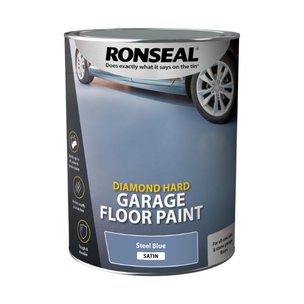 Ronseal Garage Floor Paint Steel Blue 5Lt
