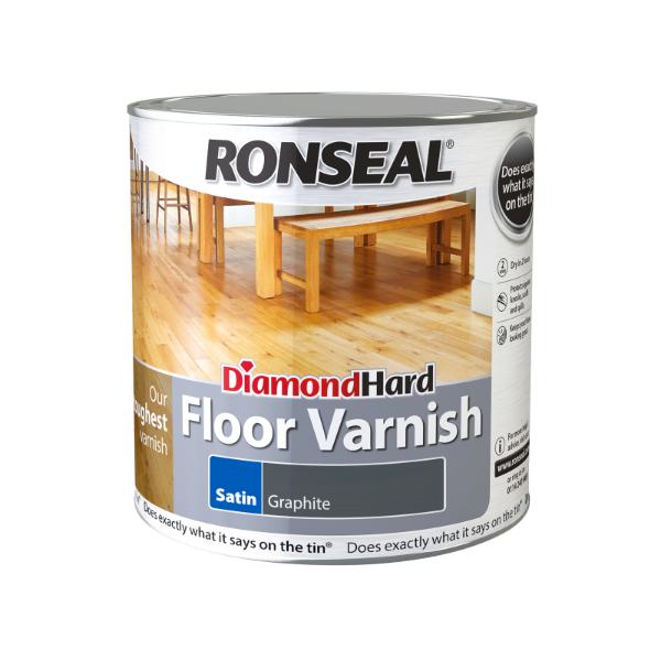 Ronseal Diamond Hard Floor Paint Graphite 2.5L