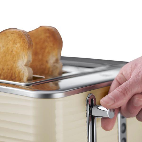 Russell Hobbs 4 Slice Cream Inspire Toaster