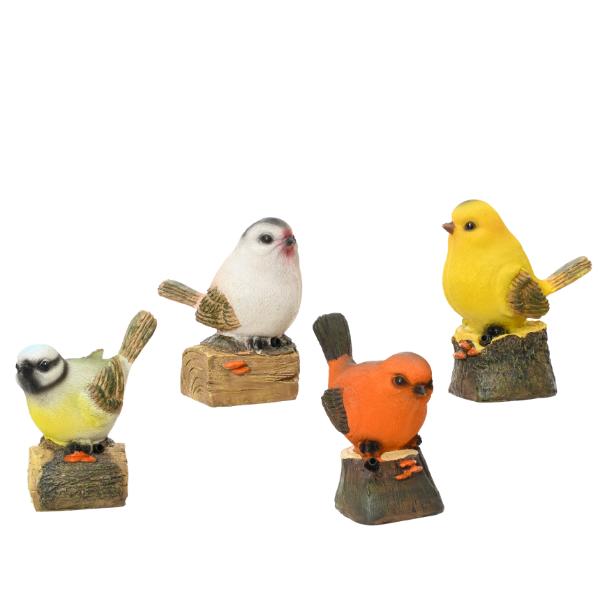 Bird polyresin 12cm