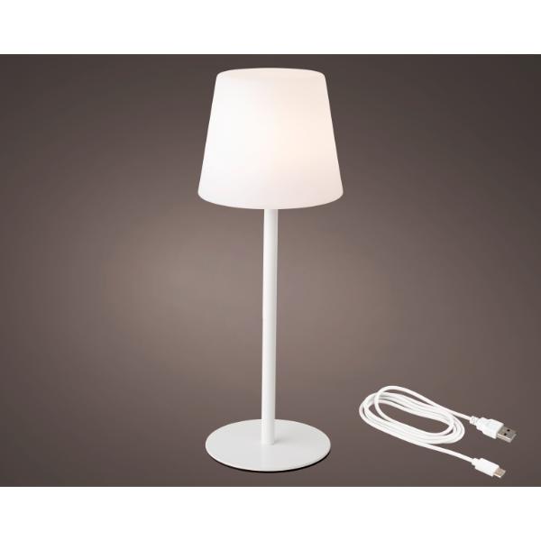 Battery Operated LED Table Light Outdoor White