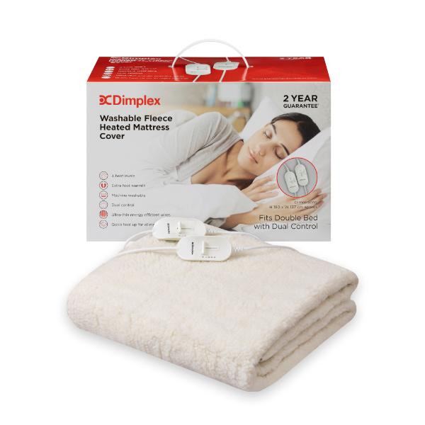 Dimplex Double Mattress Cover Electric Under Blanket - Dual Control