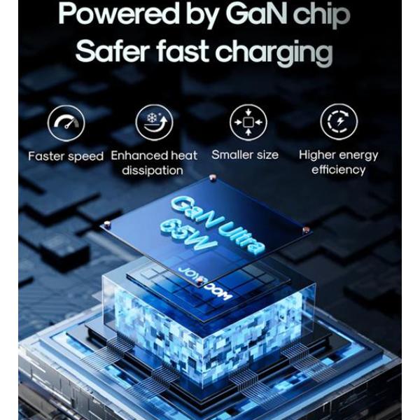 Joyroom 65W 2C1A Smart Fast Charger