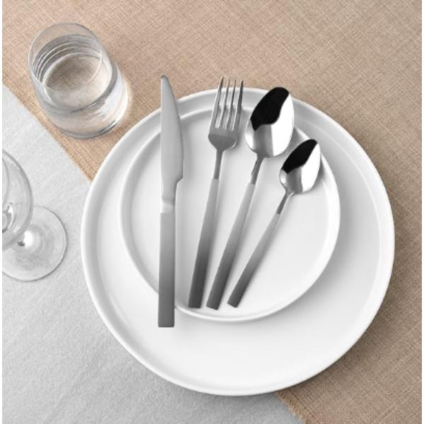 Salter Light Grey Ombre 16Pc Cutlery Set