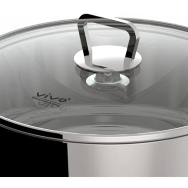 Vivo Stock Pot With Lid 24Cm