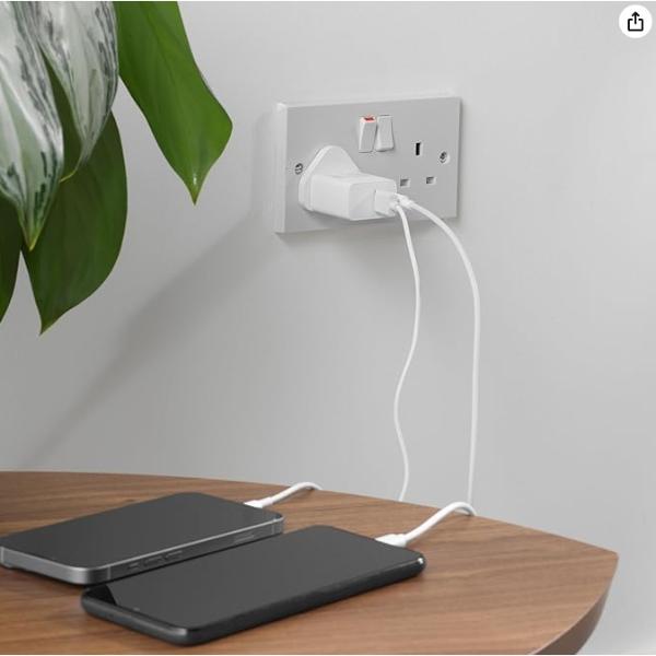 Intempo Pd 20W Usb A + C Uk Wall Charger