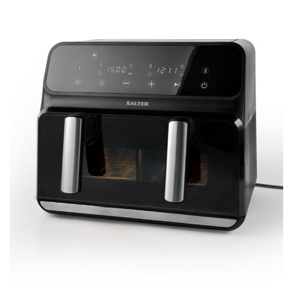 Salter 8L Dual Air Fryer W/ Removable Divider