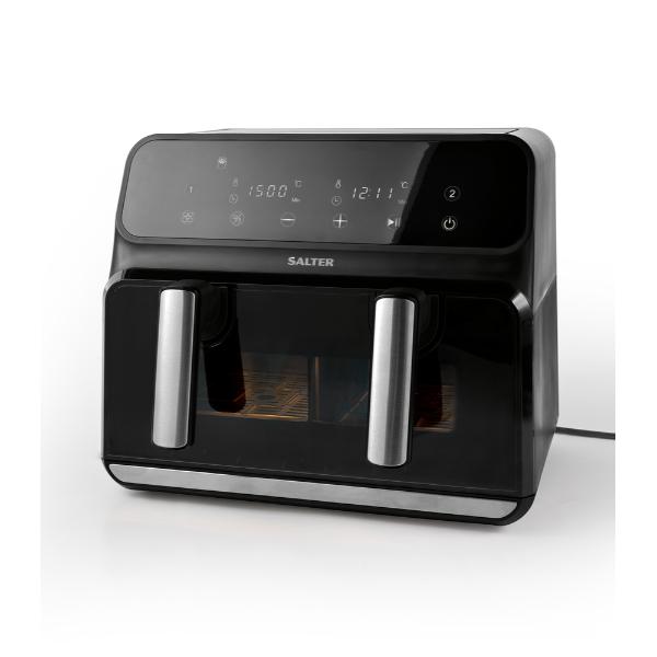 Salter 8L Dual Air Fryer W/ Removable Divider