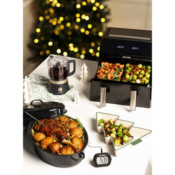 Salter 8L Dual Air Fryer W/ Removable Divider