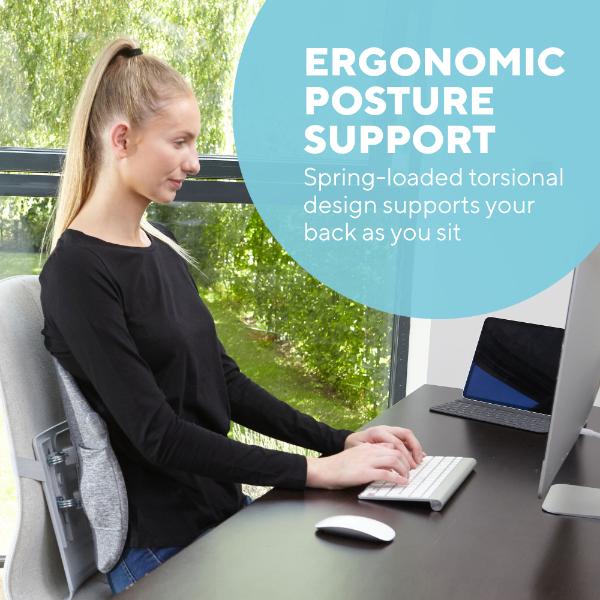 Homedics Heated Back Support Cushion