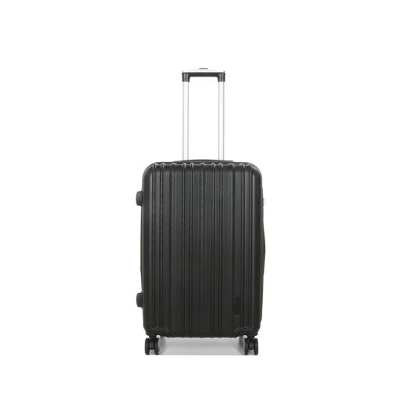 Medium Hardshell Luggage Suitcase Black 24"