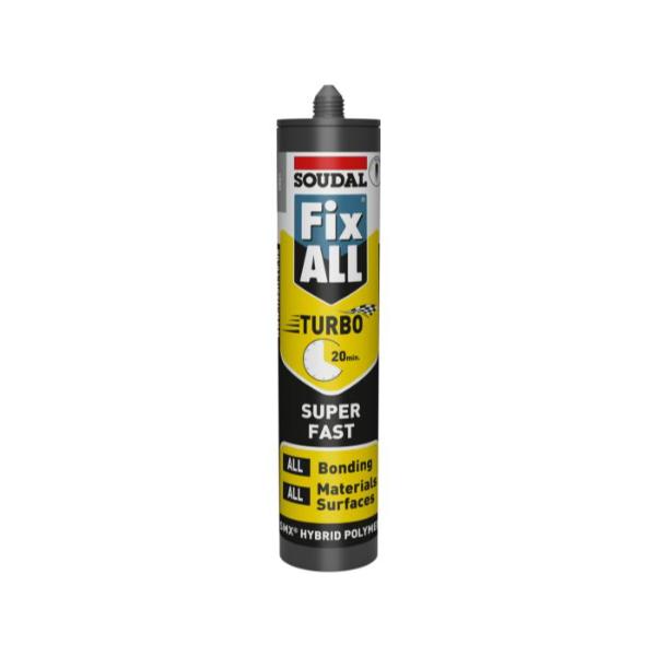 Soudal Fix All® Turbo Grey Super Fast Sealant/Adhesive 290ml