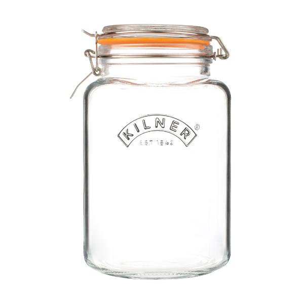Kilner Clip Top Square Jar 3 Litre