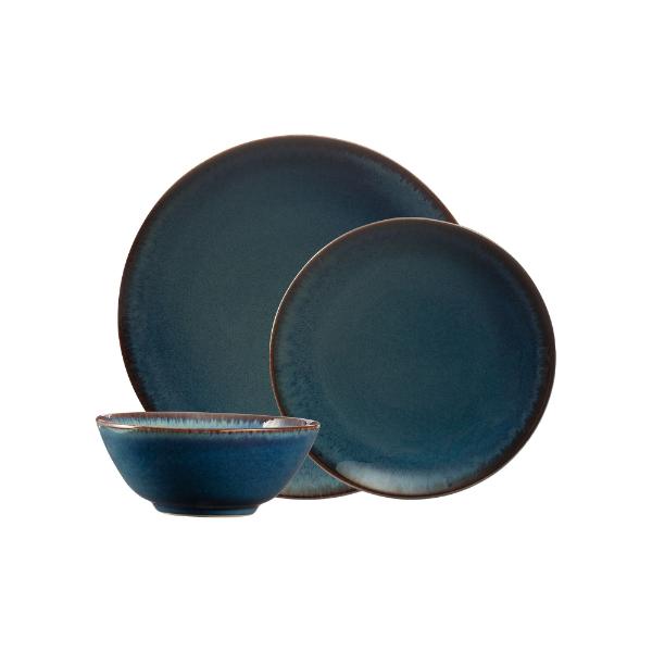 Mason Cash Reactive Blue 12 Piece Dinnerset