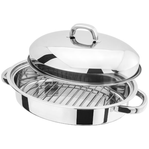 Judge Speciality Cookware Oval Roaster with Rack