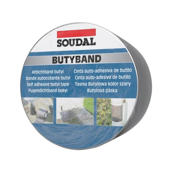 Soudal Butyband Butyl Flashing Tape 75 mm Lead
