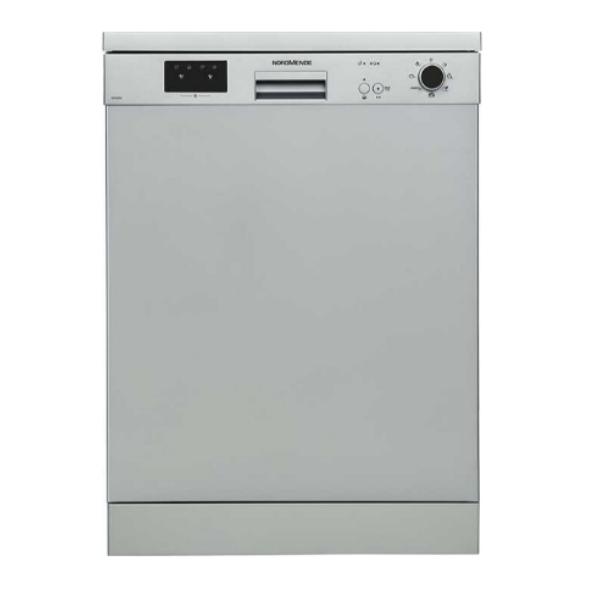 NordMende Freestanding 60cm Dishwasher Silver E Rated